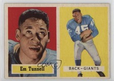 1957 Topps Emlen Tunnell #35 HOF uk2