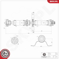 Antriebswelle Esen SKV 76SKV118 FüR Audi A6 C7 Avant 4G5 4GD 4G2 4GC A7 4GA 4GF