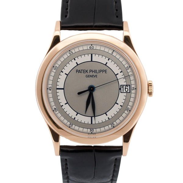 Patek Philippe Calatrava 18K Rose Gold SECTOR DIAL 38mm Automatic 5296R Watch