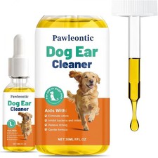 Pup Labs Ear Clear, Natural Dog Ear Cleaner and Infection Treatment for Dogs NEW