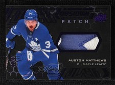 2020-21 SPx UD Black Obsidian Purple 7/25 Auston Matthews #OJ-AM Patch 07l3