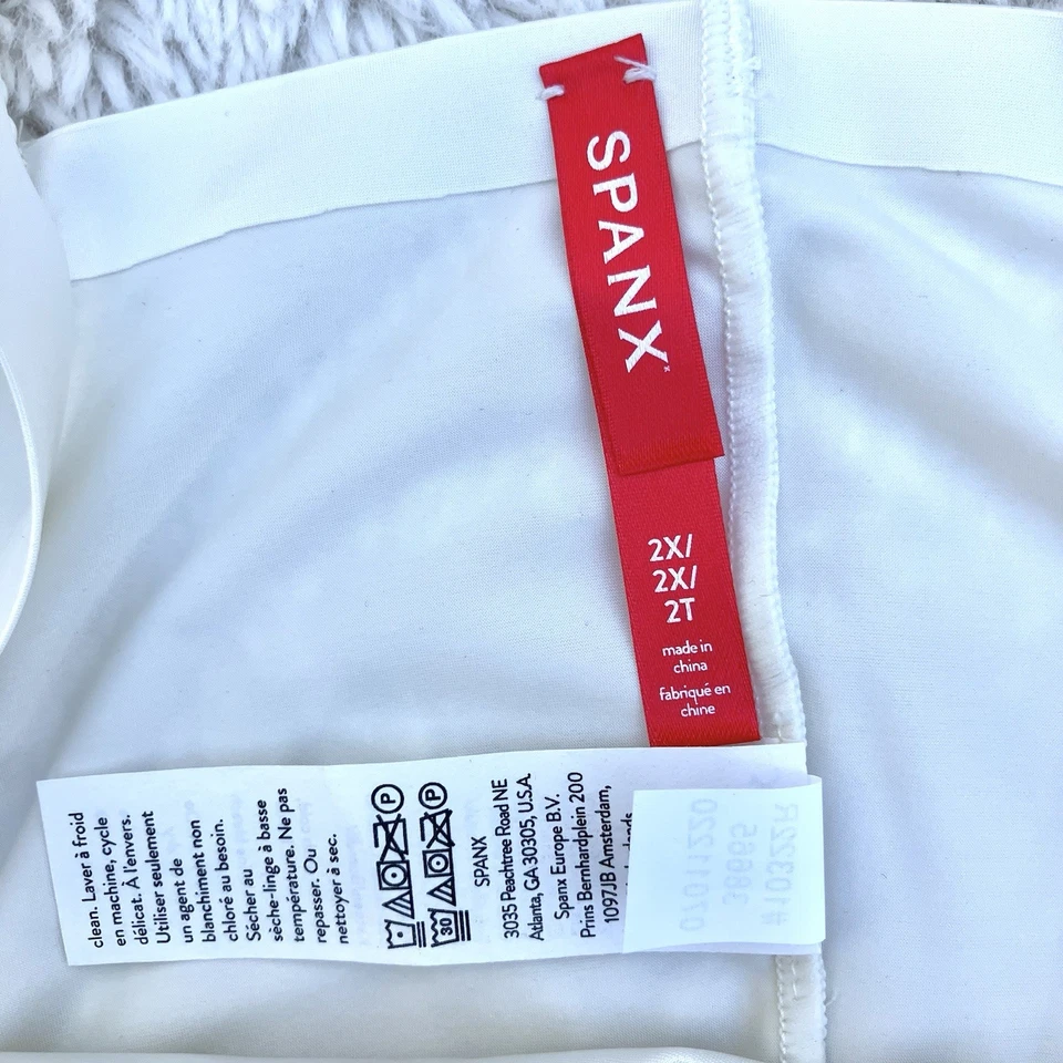 Body Spanx coleção cetim marfim novo sem etiquetas tamanho 2X - Imagem 3 de 4