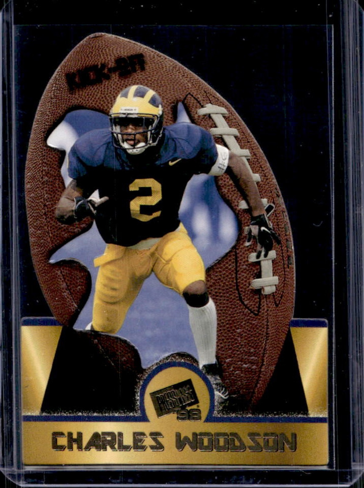 Charles Woodson Press Pass Kick-Off #KO3 Kick-Off