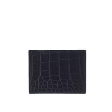 Hermès Wallet Blue Marine Blue Royal Alligator Mysore Card Holder