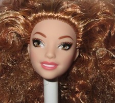 (190) HEAD ONLY  YOU CREATE BARBIE BASICS EASY SWAP 003  FASHION HEAD JJX37