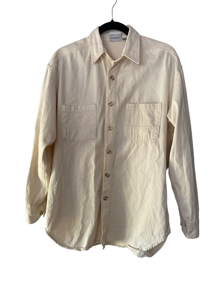 Camisa bordada vintage 1994 Looney Tunes Merrie Melodies talla M crema dibujos animados Foto 3 de 4