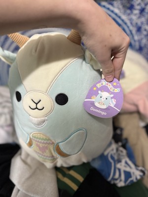 Squishmallows 12'' Domingo the Goat with Egg Blue Easter Plush NWT Brand New