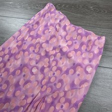 Escada Women’s 100% Silk Asymmetrical Skirt Pink Purple 44 US 14