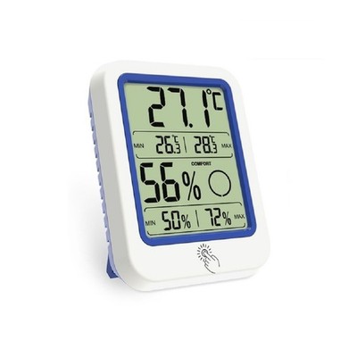 Hygrometer and Thermometer for Indoor Air Quality Monitoring LCD Display