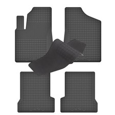 Universelle Fußmatten Gummimatten mit Tunnelmatte für Fiat Seicento 1998 - 2010