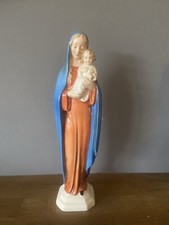 Hummel Goebel-HM 68-Porzellanfigur-Madonna mit Kind-coloriert