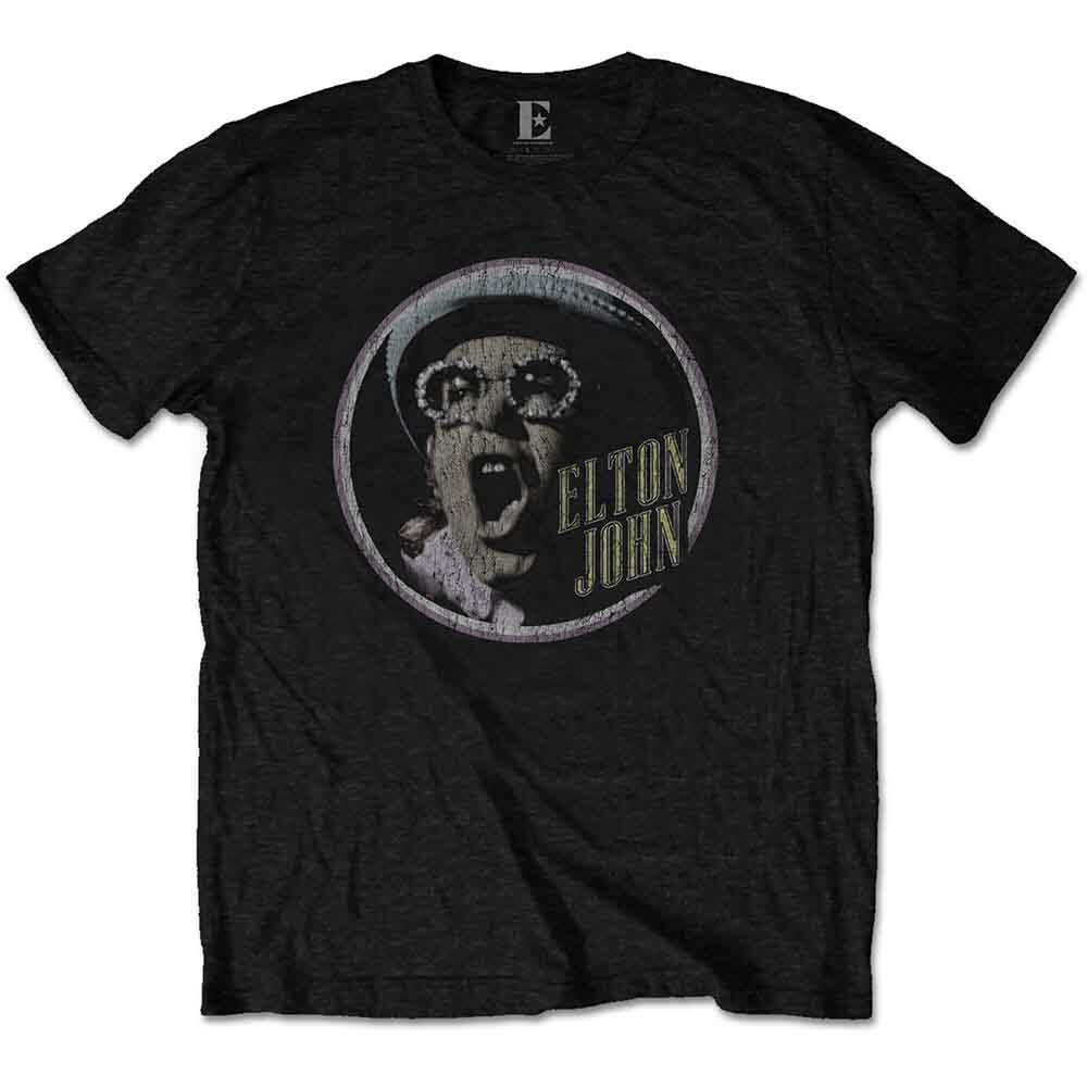 Elton John - tshirt - Unisex - Small - Short Sleeves - A500z