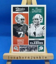 2017 Classics Clashes Pat Mcafee Marquette King Colts Raiders punter