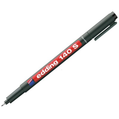 Edding140S Faserstift 0,3mm schwarz permanent Folienschreiber Marker Tinte