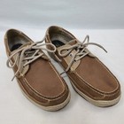 Genuine Dockers 90-21872 Brown/Beige Trim Mens US8M Loafer Boat Shoes