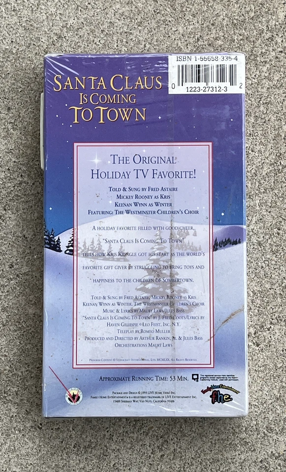 Santa Claus is Coming to Town Christmas Classics Series VHS (1993) Sealed Movie - Image 2 of 4