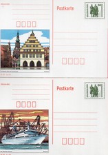 DDR  2 Ganzsachen   P109 MS Arkona - Greifswald postfrisch