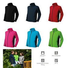 Kontrast Fleece Jacke Kinder Freizeit Outdoorjacke Frosty 6 Farben Mädchen Jungs