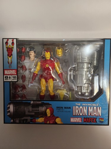 Tony Stark Collectible Figure MAFEX No.165 Iron Man Comic Version
