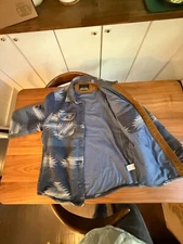 Jachs New York Aztec Southwestern Lined Wool Blend Jacket Shacket Mens Small