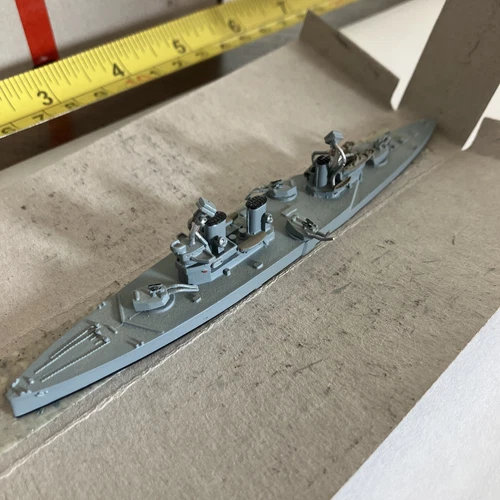 Navis Neptun British Battlecruiser Invincible  #126 1907 Metal Ship 1/1250 WW1