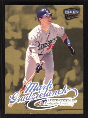 1999 Ultra Gold Medallion #189G Mark Grudzielanek Los Angeles Dodgers