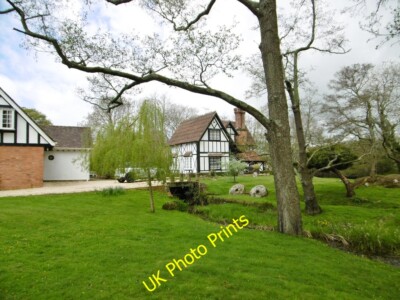 Foto 6x4 Brockenhurst, Mühlenhaus Balmerlawn mit Blick auf Lymington River c2015