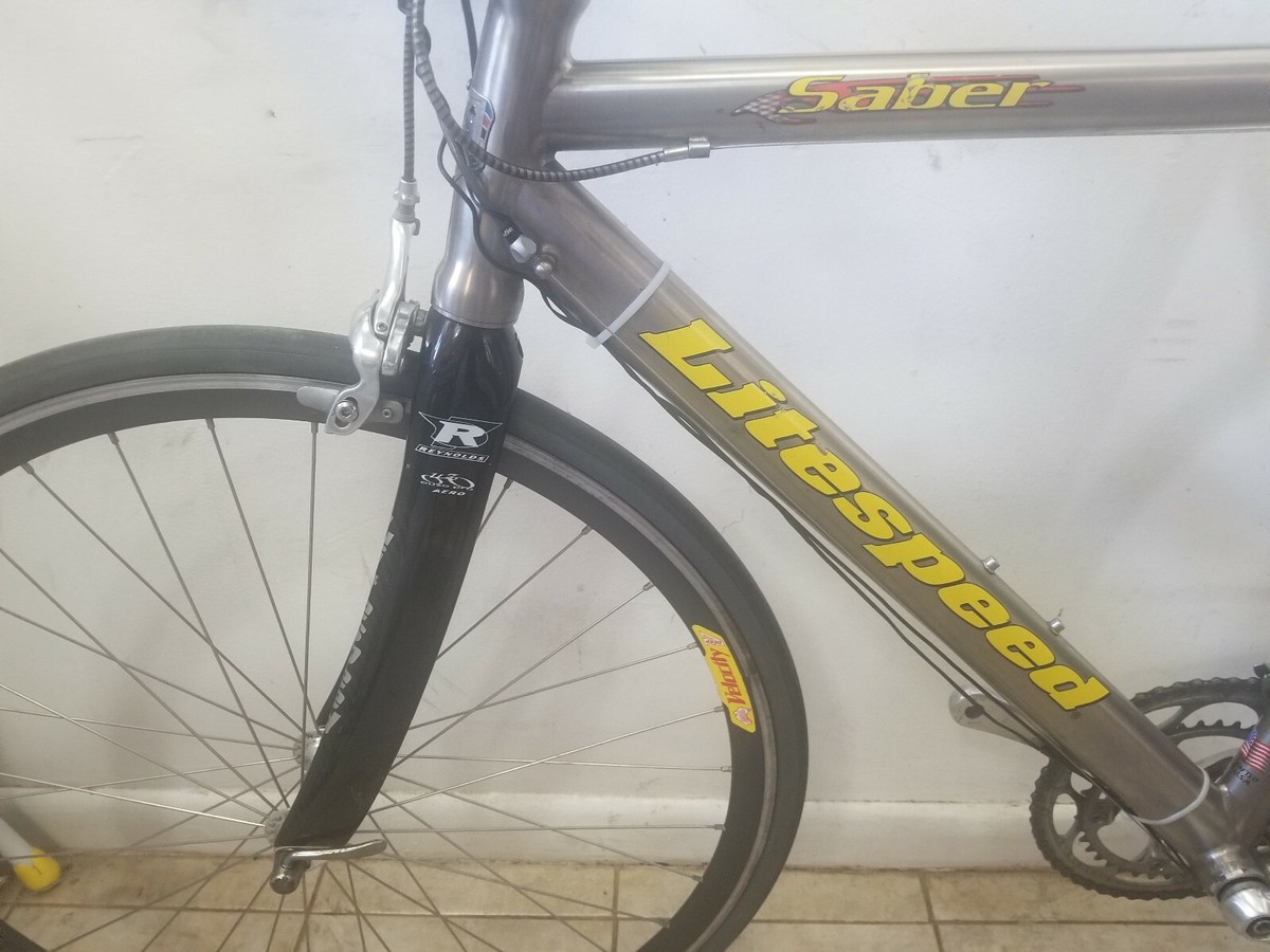 2004 Litespeed Saber 52-53 cm titanium road bike with carbon fork