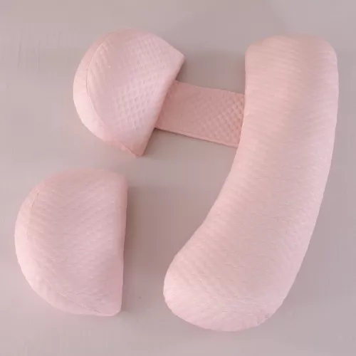 Weiches Schwangerschaftskissen mit abnehmbarem verstellbarem Umstands-Körperkissen für Frauen - Bild 18 von 61