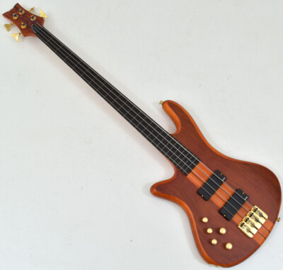 Schecter Stiletto Studio-4 FL Left-Handed Electric Bass Honey Satin