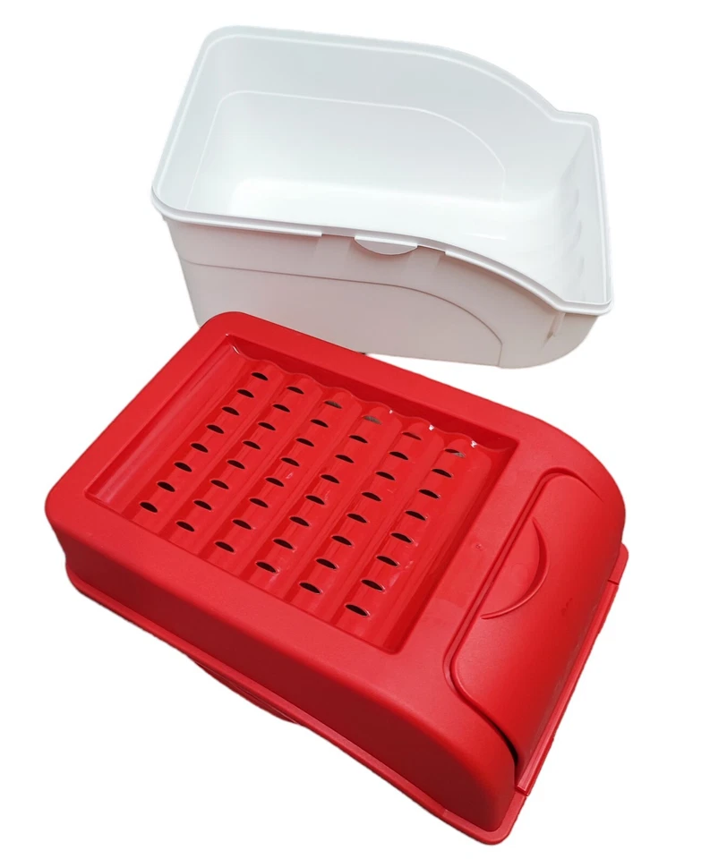 Aufbewahrungsbox für 4 kg Kartoffeln Gemüsebox Kartoffelbox mit Deckel - Bild 3 von 4