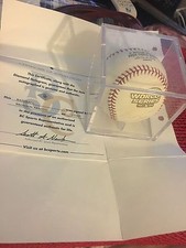 Bronson Arroyo Signed 2004 World Series Baseball Boston Red Sox autograph BC p11
