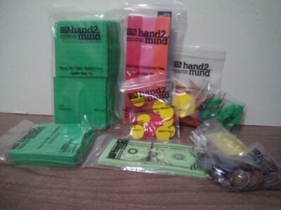 New ETA Hand2mind 5th Grade Math kit Manipulatives Base Ten Money Counters