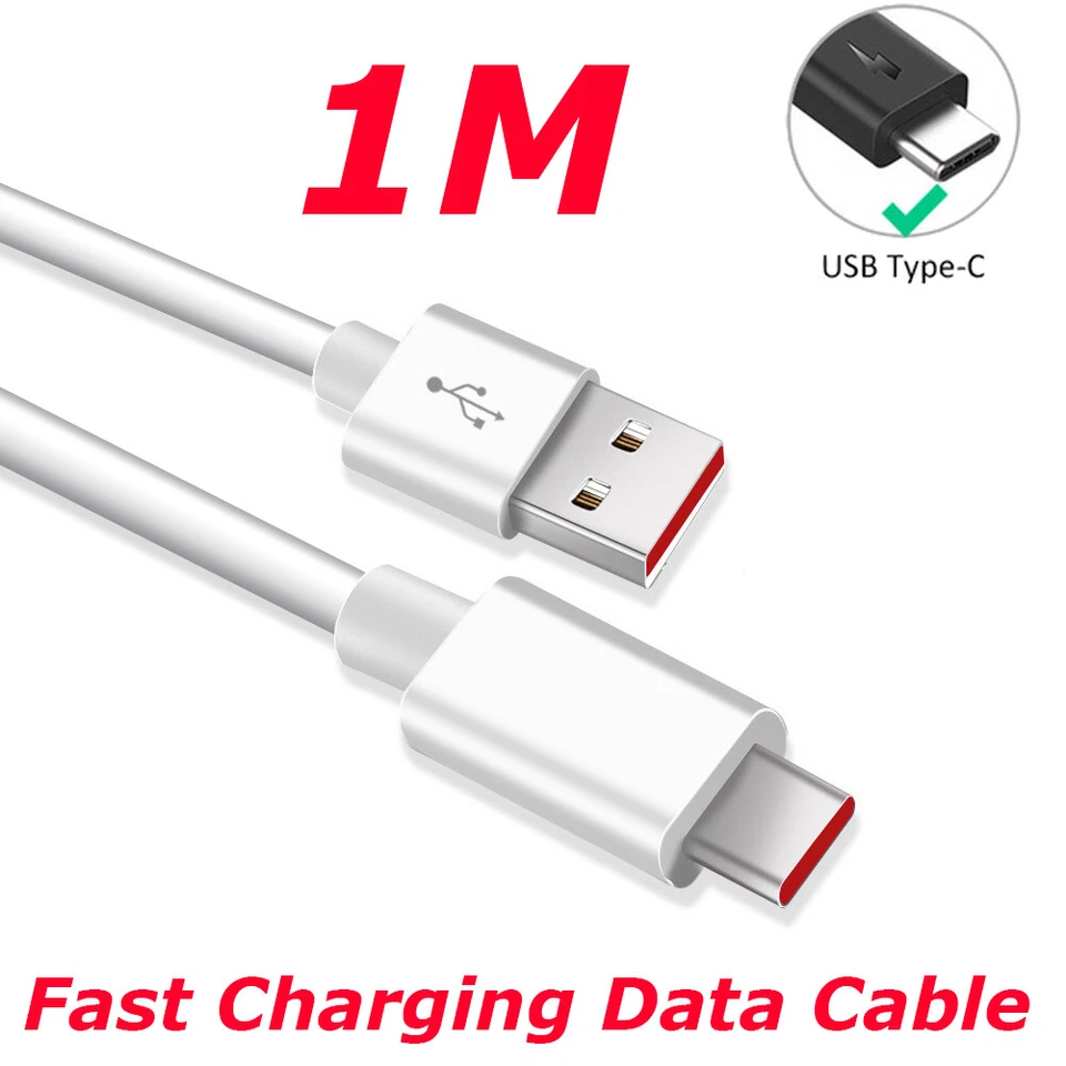 Long Fast Charge USB-C Type C Data Sync Charging Charger Cable Lead For HUAWEI - Image 3 of 4