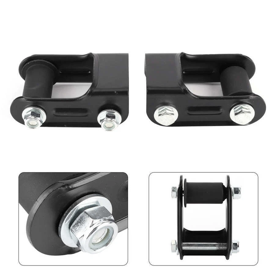 New Leaf Spring Shackle Rear Lh & Rh Pair Set for Chevy Blazer S10 Gmc Jimmy S15 - Image 3 of 4