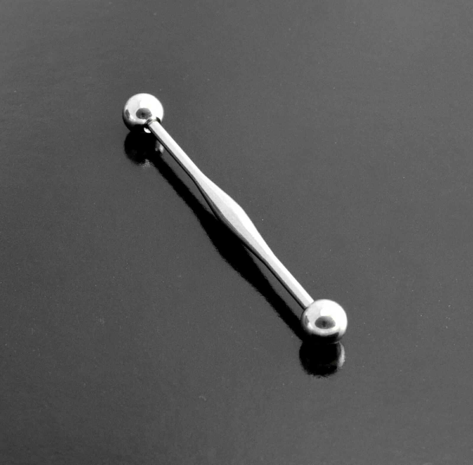 Industrial Ear Scaffold Barbell Taper Earring Cartilage Piercing Bar 14g 40mm