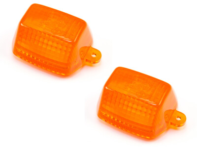 Blinker Glas Satz E-geprüft 2 Stück für Kawasaki GPZ KL KLE ZX 6R ZXR 7R 9R