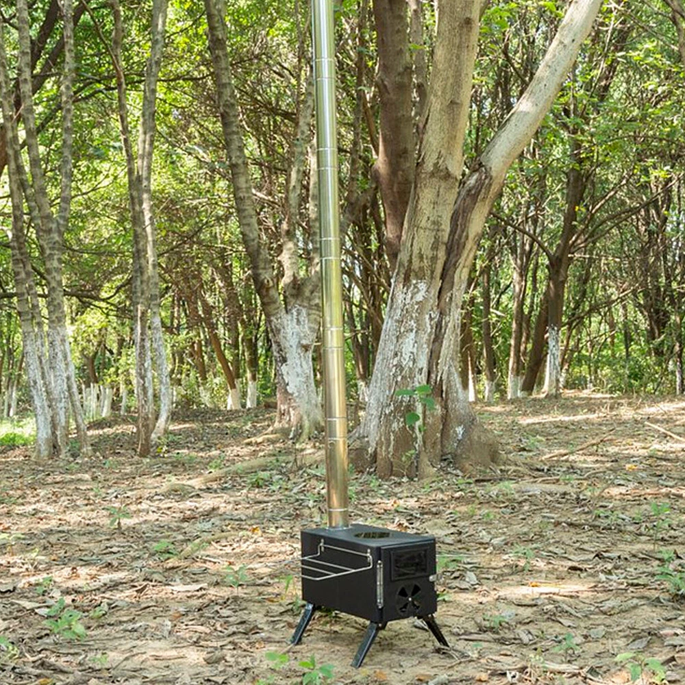 Camping Tent Firewood Stove Portable Wood Burning Stove Firewood Burner  T0E1 | eBay