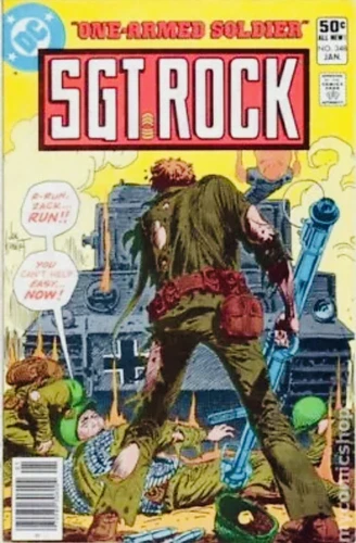 SGT Rock DC Comic One Armed Soldier 1980 1981
