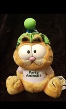Vintage DAKIN GARFIELD Let's Party Party Animal Plush Doll 8" Korea, 1978  s