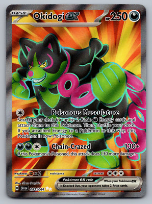 Okidogi ex Pokemon Shrouded Fable 082/064 Full Art Ultra Rare NM