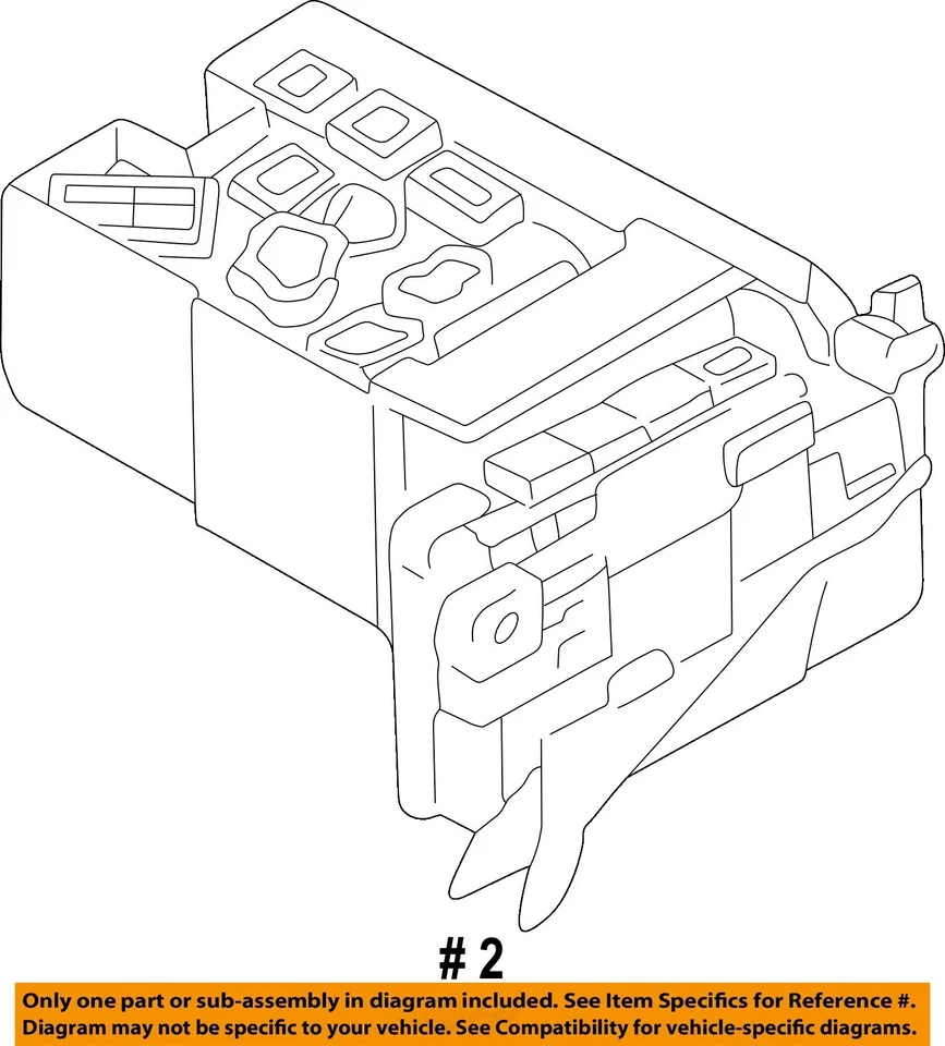 Used Fuse Box Engine fits: 2002 Mitsubishi Eclipse engine compartment Cpe Grade - Image 4 of 4