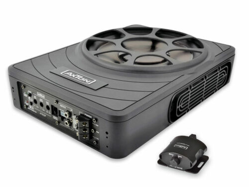 AXTON ATB25P Flat-Aktivsubwoofer 25 cm mit Passivmembran Untersitzbass aktiv SUB - Bild 2 von 6