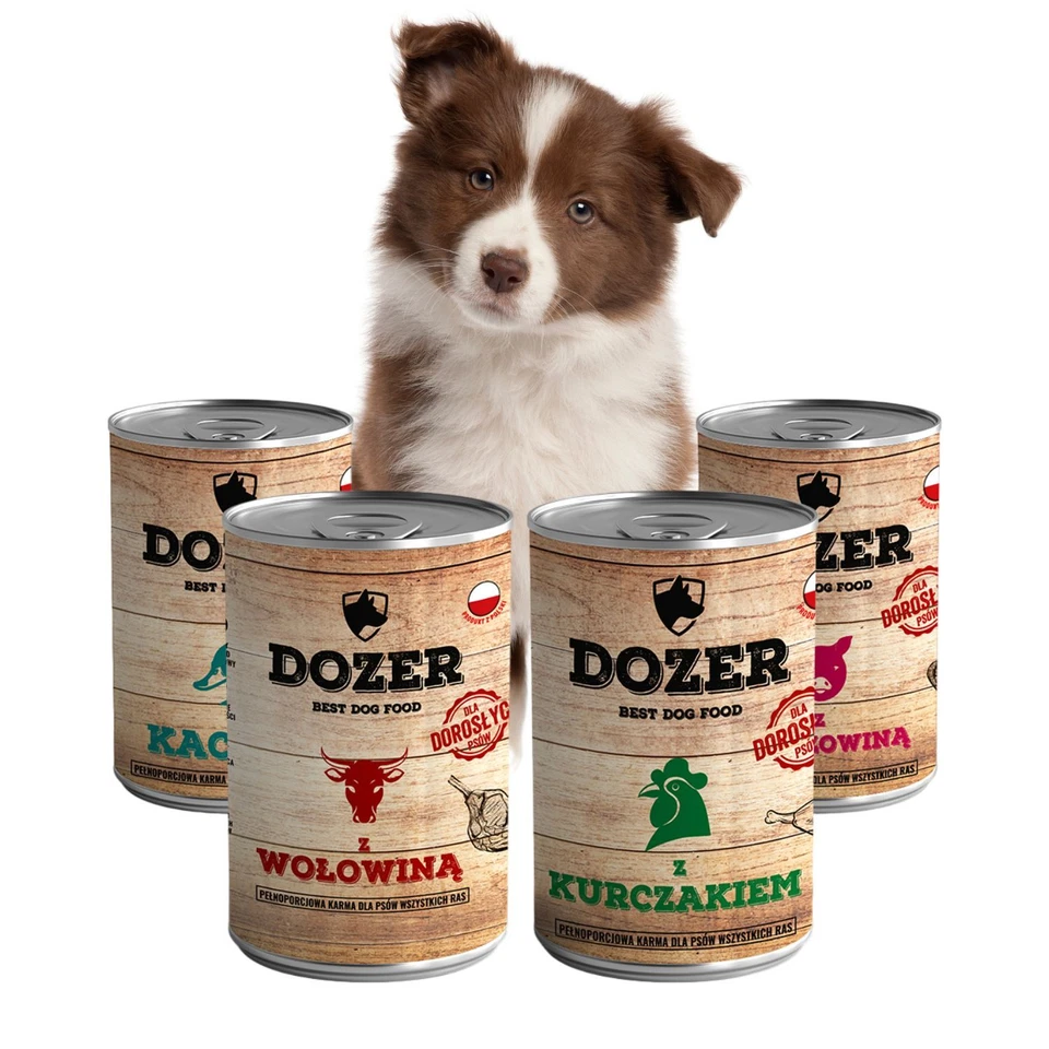 400g Hundefutter Dozer Premium Nassfutter getreidefrei Dosen | alle Sorten MIX - Bild 2 von 4