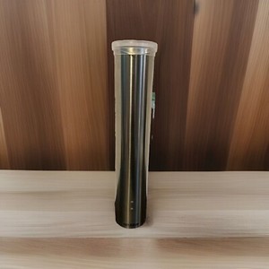 San Jamar Stainless Steel Pull-Type Water Cup Dispenser Wall Mount Vending