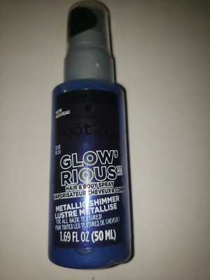 Got2b Glow Rious Hair And Body Spray Metallic Shimmer Blue