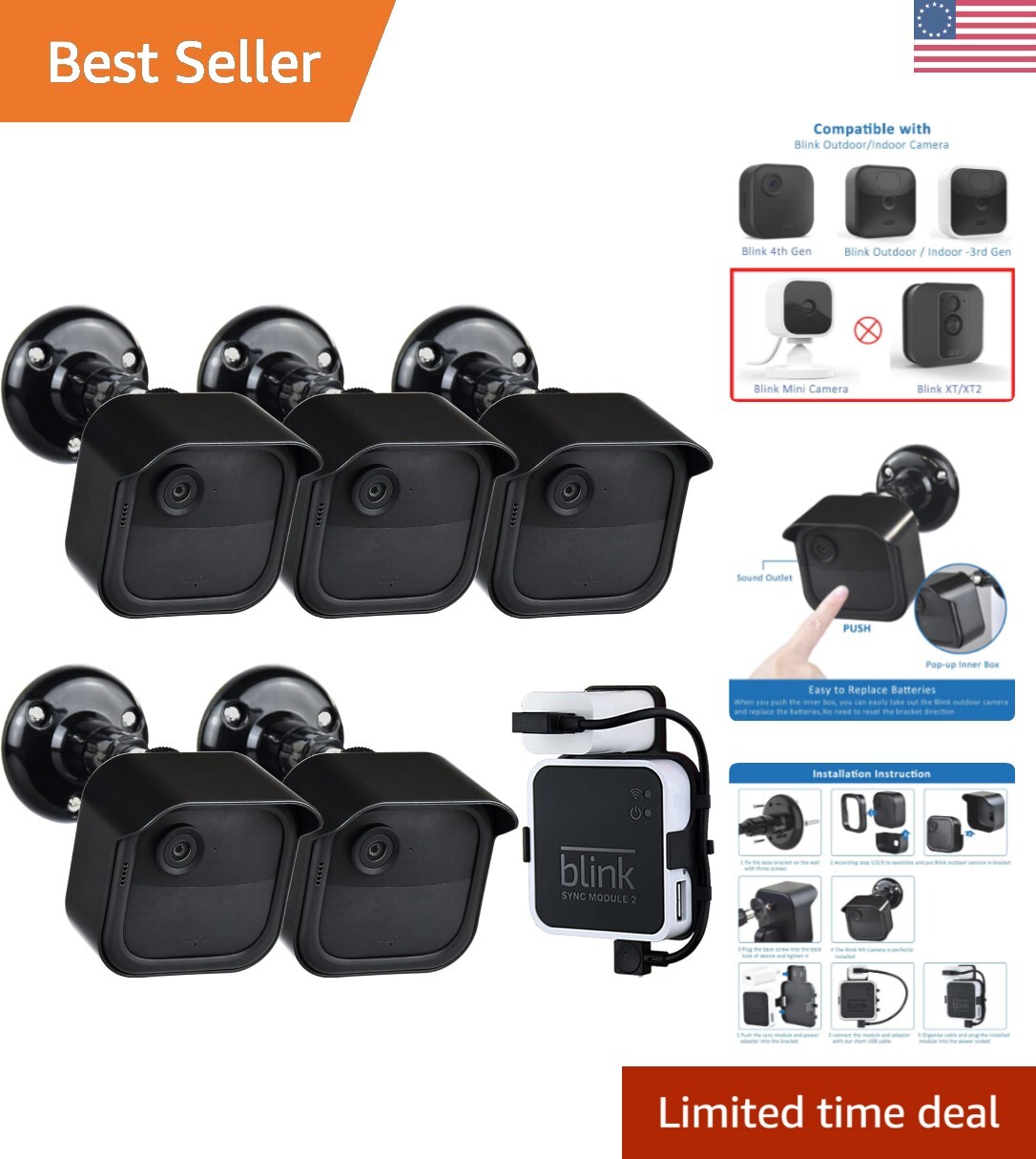 Blink Outdoor Camera Mount Blink Xt Camera Distance Complete Blink