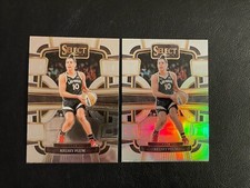 2024 Panini Select WNBA Kelsey Plum Lot (2) Silver Prizm & Concourse Base #75