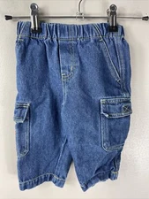 Two Feet Ahead Jeans Boys 6 Months Blue Denim Pants W/ Auburn Tigers Patch