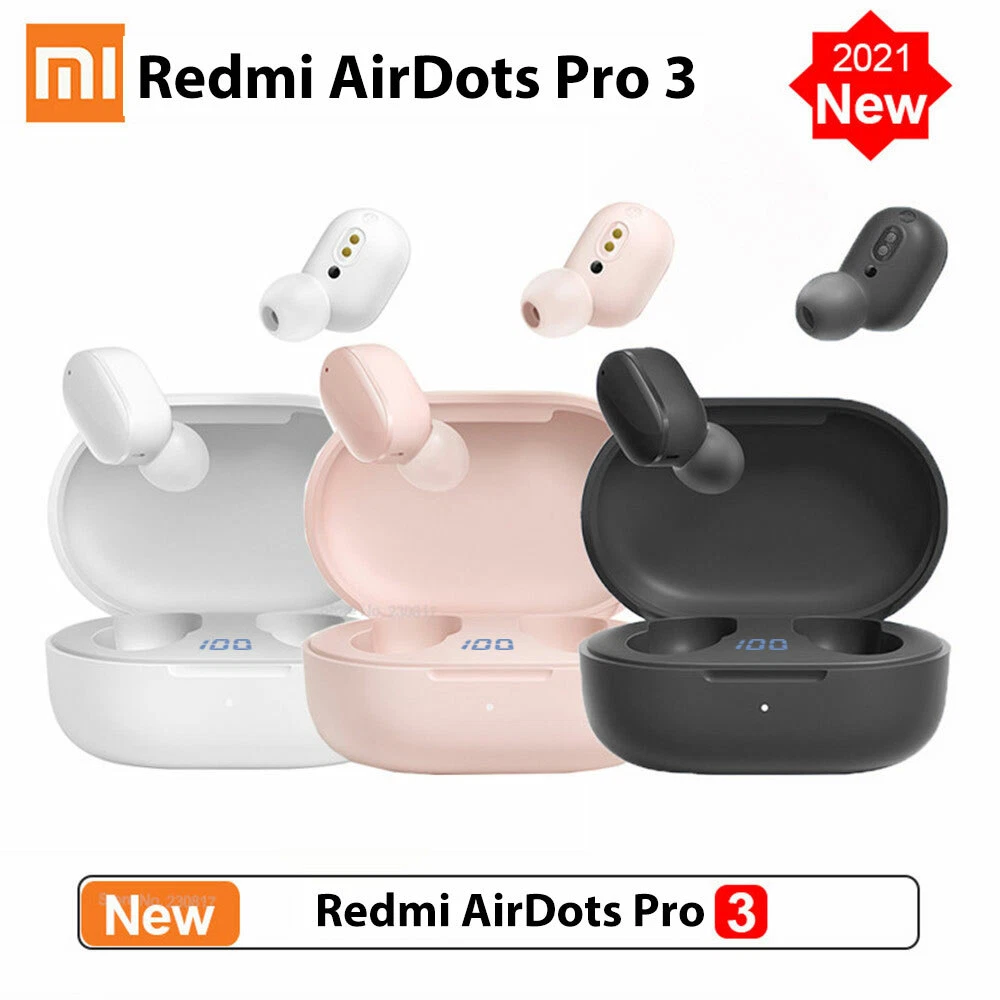  Xiaomi Redmi AirDots, BIYATE Auriculares inalámbricos con  Bluetooth 5.0, auriculares inalámbricos con Bluetooth, graves profundos,  sonido estéreo 3D HiFi, micrófono integrado Bluetooth con funda de carga  portátil : Electrónica